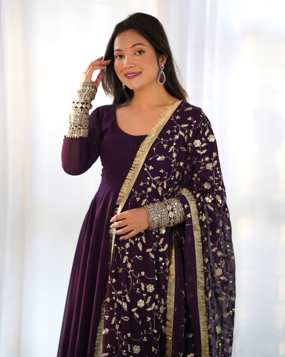 Eloriya Anjali's Anarkali Ready To Wear Gown - XL(42) | Eloriya India