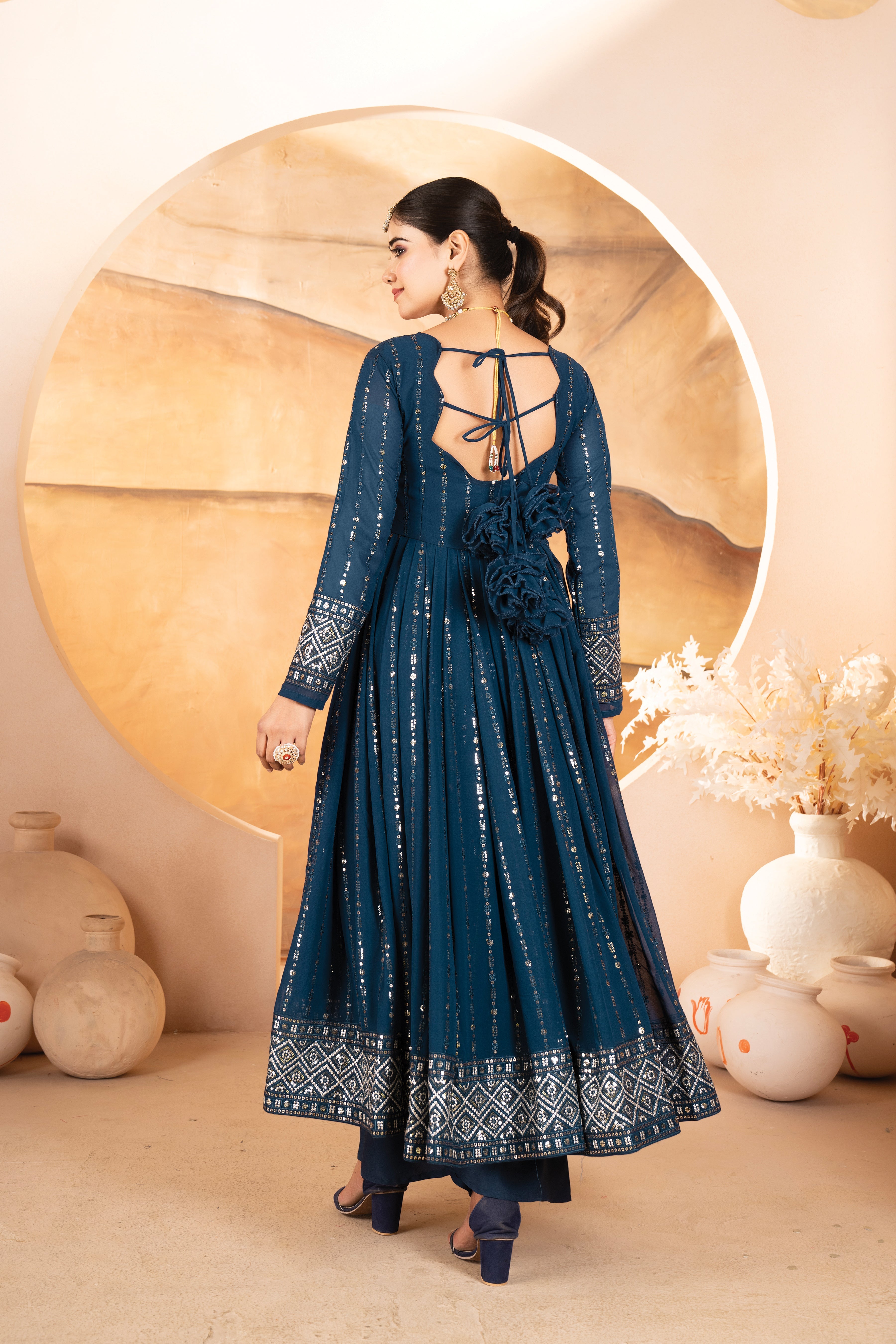 Eloriya Ashley's Anarkali Suit Set - L [40] | Eloriya India