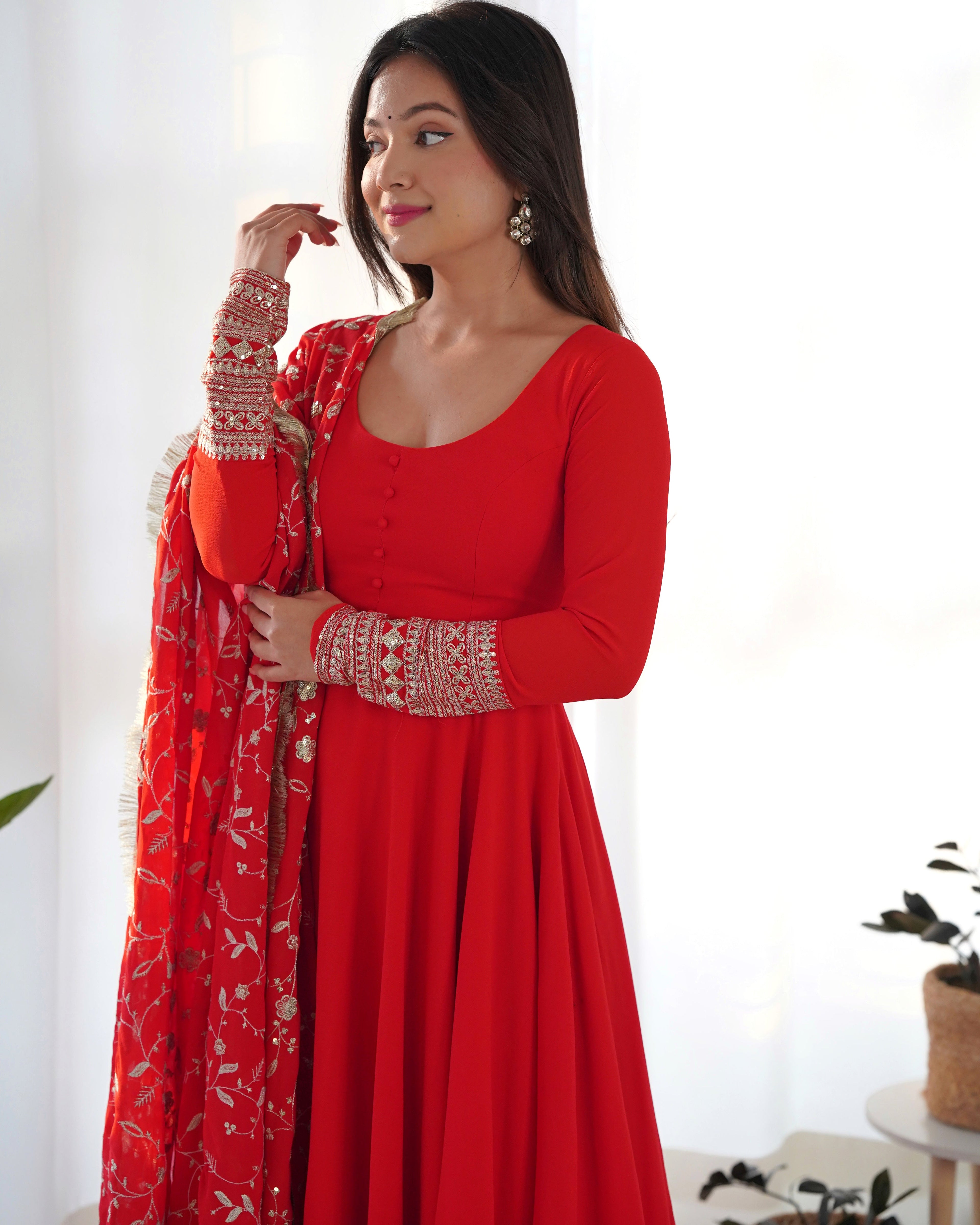 Eloriya Sharon Anarkali Dupatta Set - XS | Eloriya India