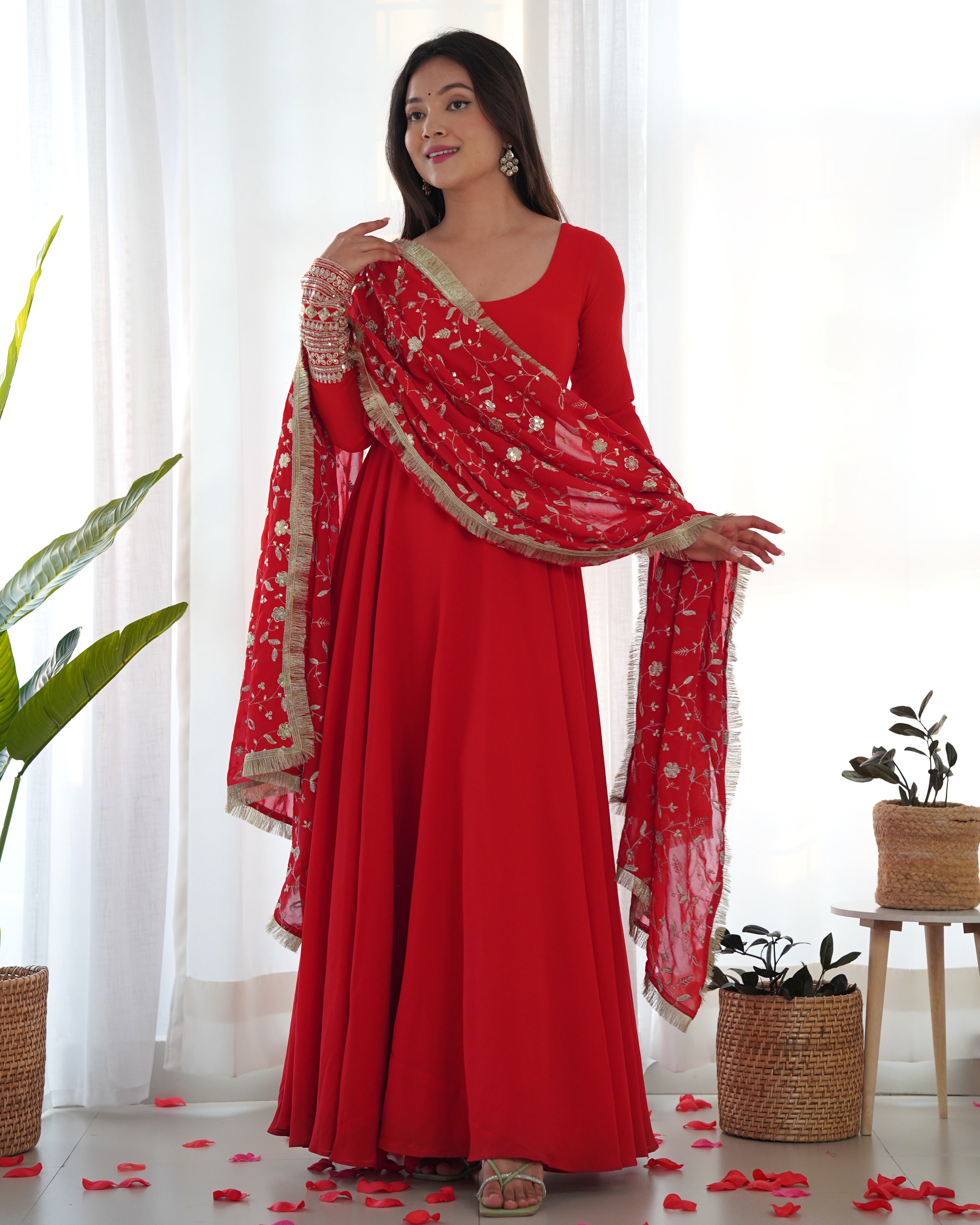 Eloriya Sharon Anarkali Dupatta Set | Eloriya India