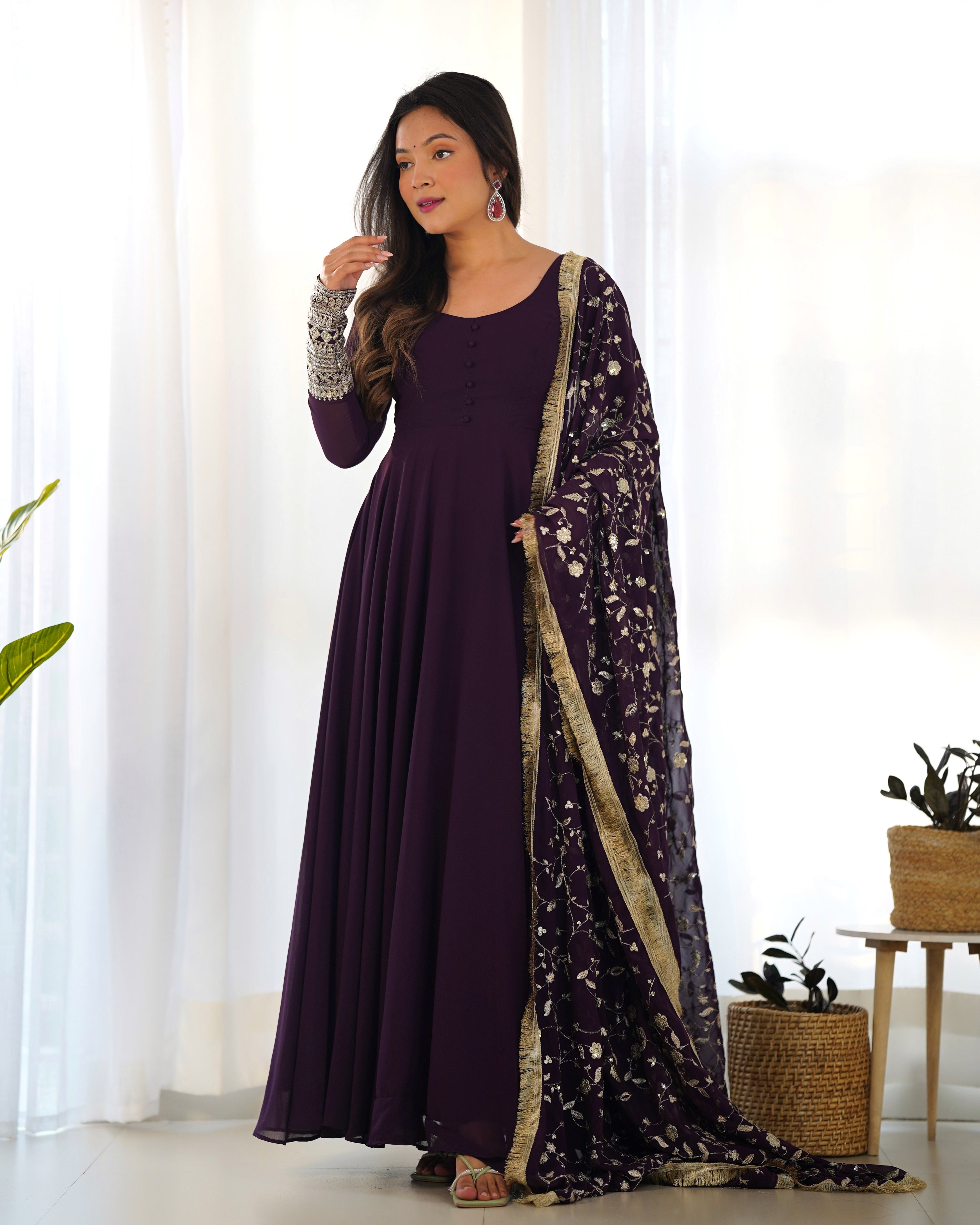 Eloriya Malini's Beutifull Fancy Anarkali Suit Set | Eloriya India