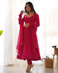Eloriya Premium Quality Silk Gown Anarkali Suit Set - XL(42) | Eloriya India