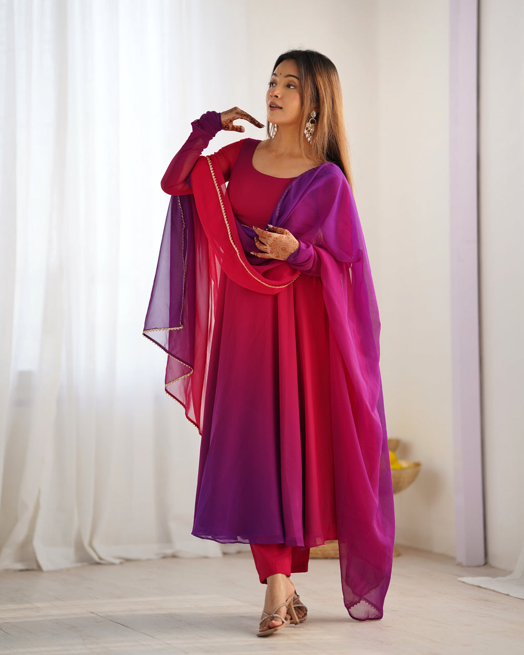 Eloriya Premium Quality Anarkali Suit Set - S [36] | Eloriya India