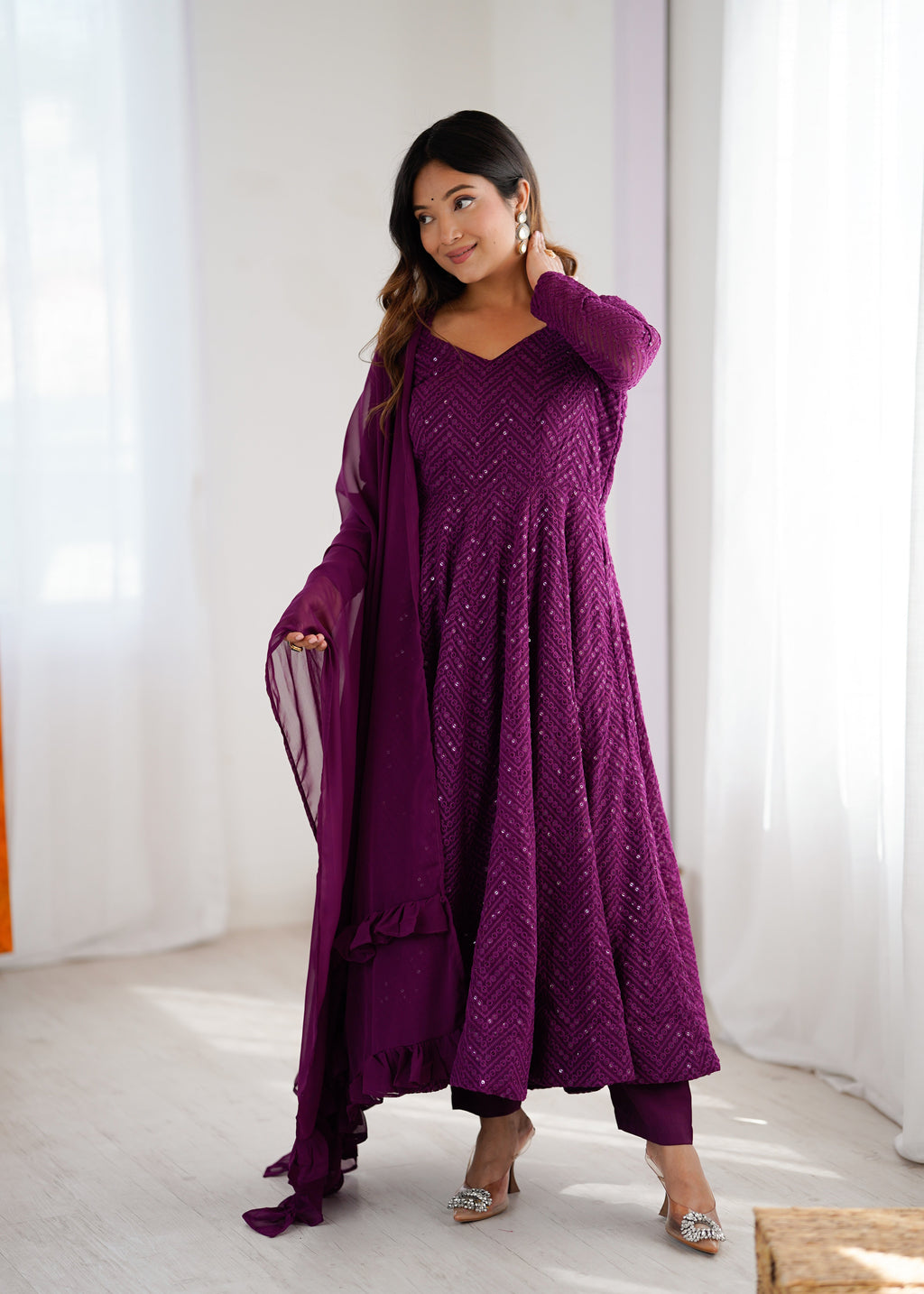 Eloriya Saiyaara Premium Anarkali Suit Set | Eloriya India