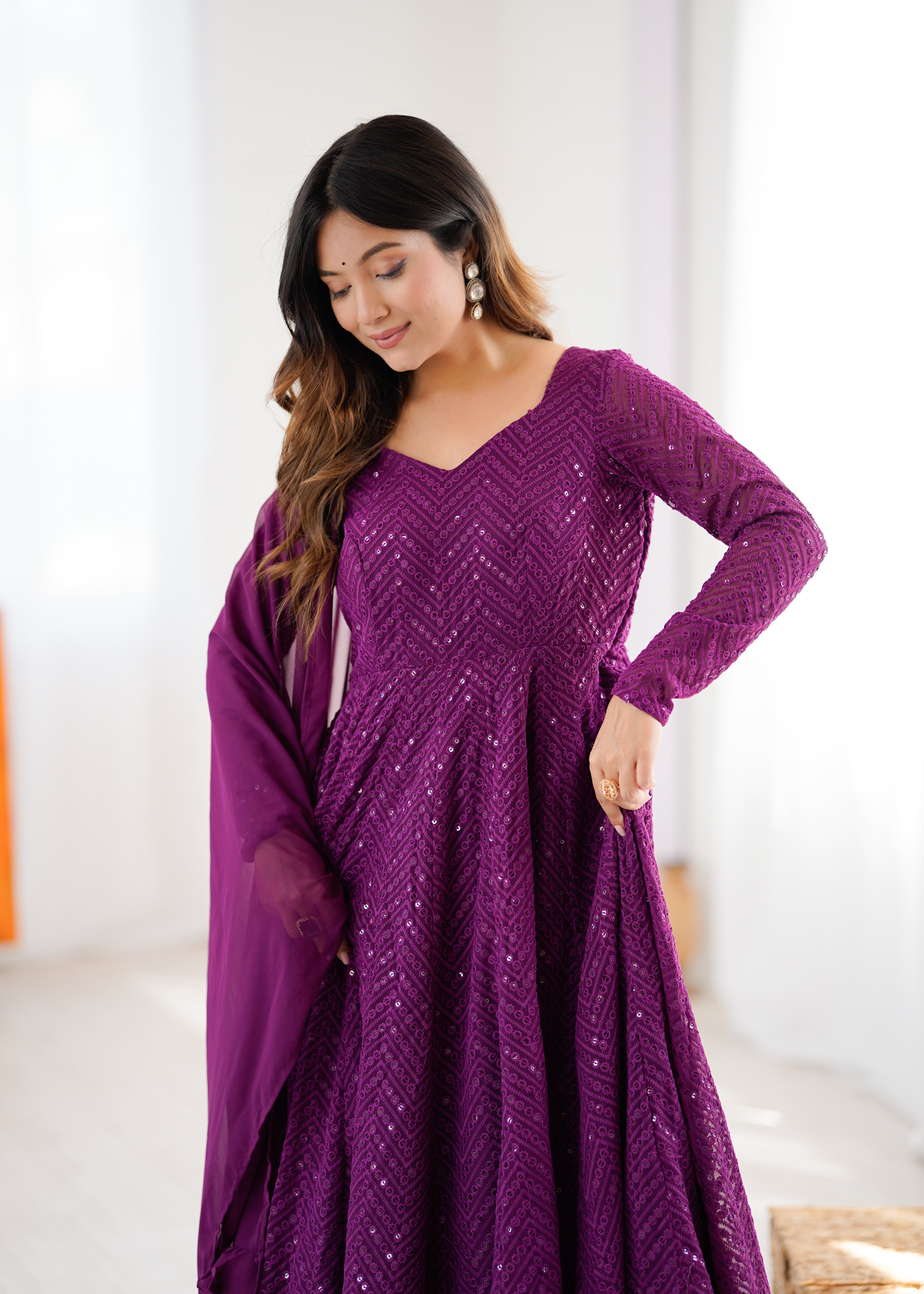Eloriya Saiyaara Premium Anarkali Suit Set | Eloriya India