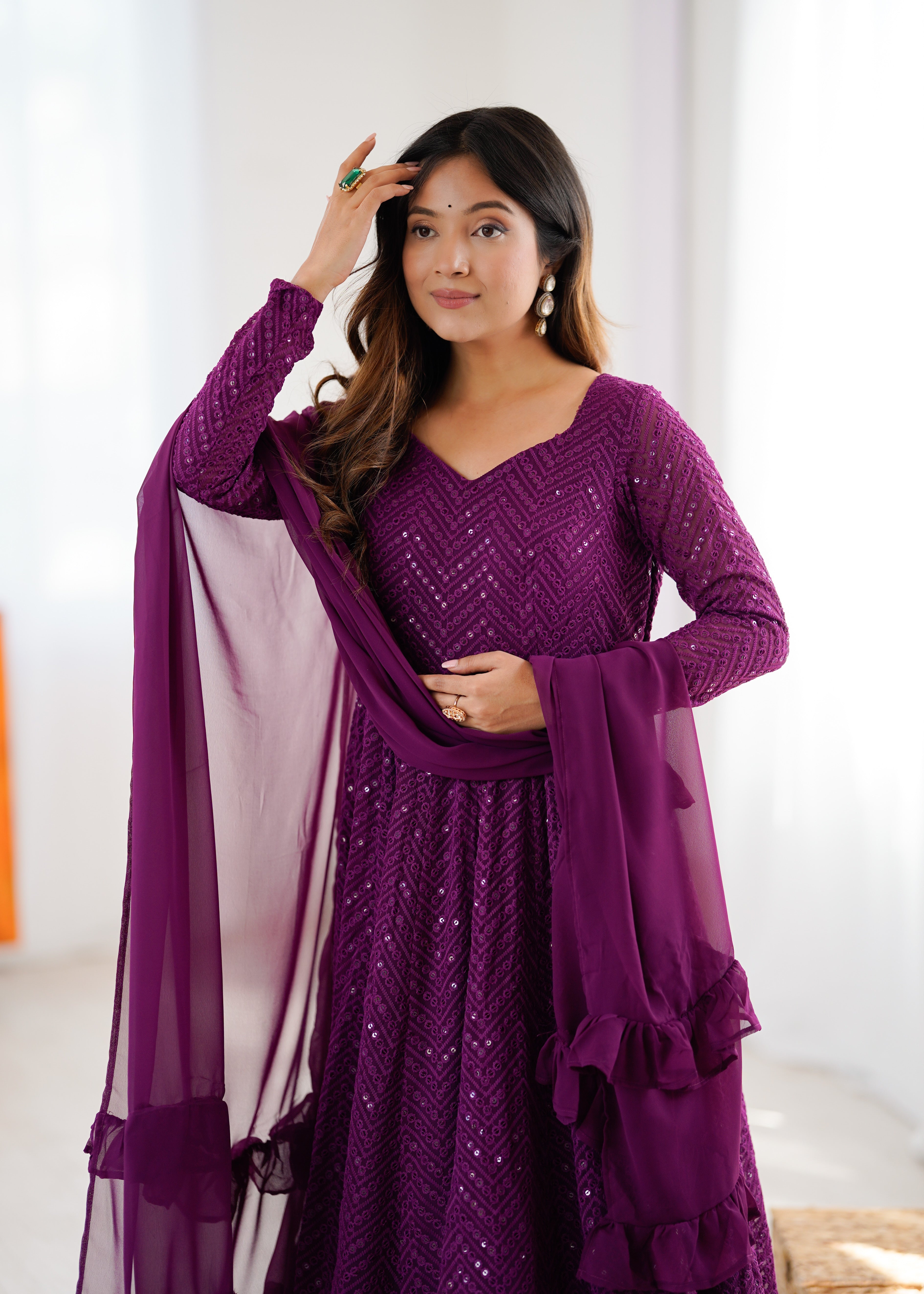 Eloriya Saiyaara Premium Anarkali Suit Set | Eloriya India