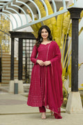 Eloriya Sunheri Fux Georgette Suit Set - 6013 - S [36] | Eloriya India