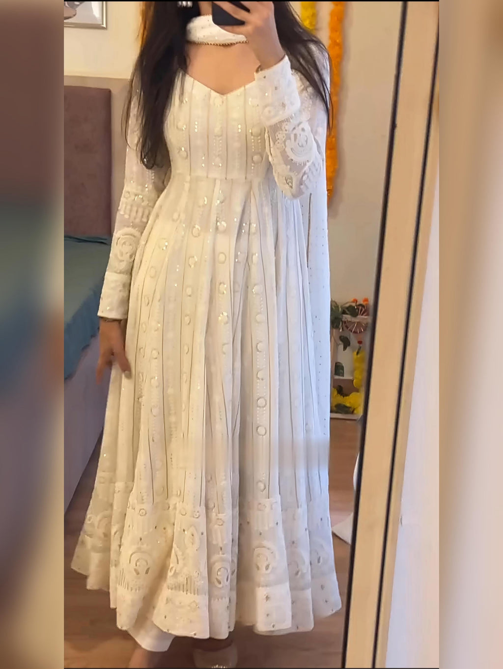 Eloriya Nayra Premium Quality Anarkali Suit Set - 2XL [44] | Eloriya India