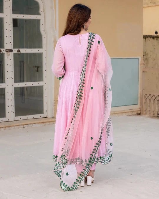 Eloriya Blush Pink Suit Set - M [38] | Eloriya India