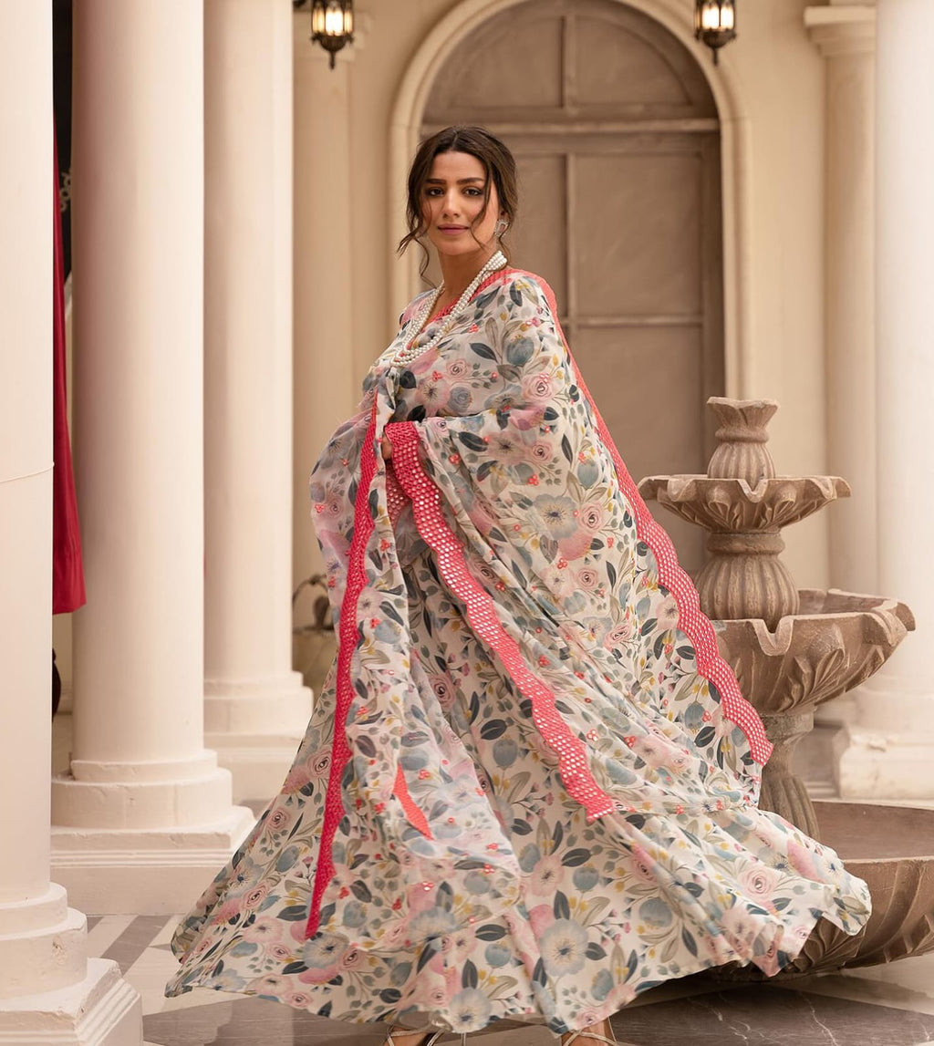 Eloriya Heena's Printed Desiner Suit Set | Eloriya India