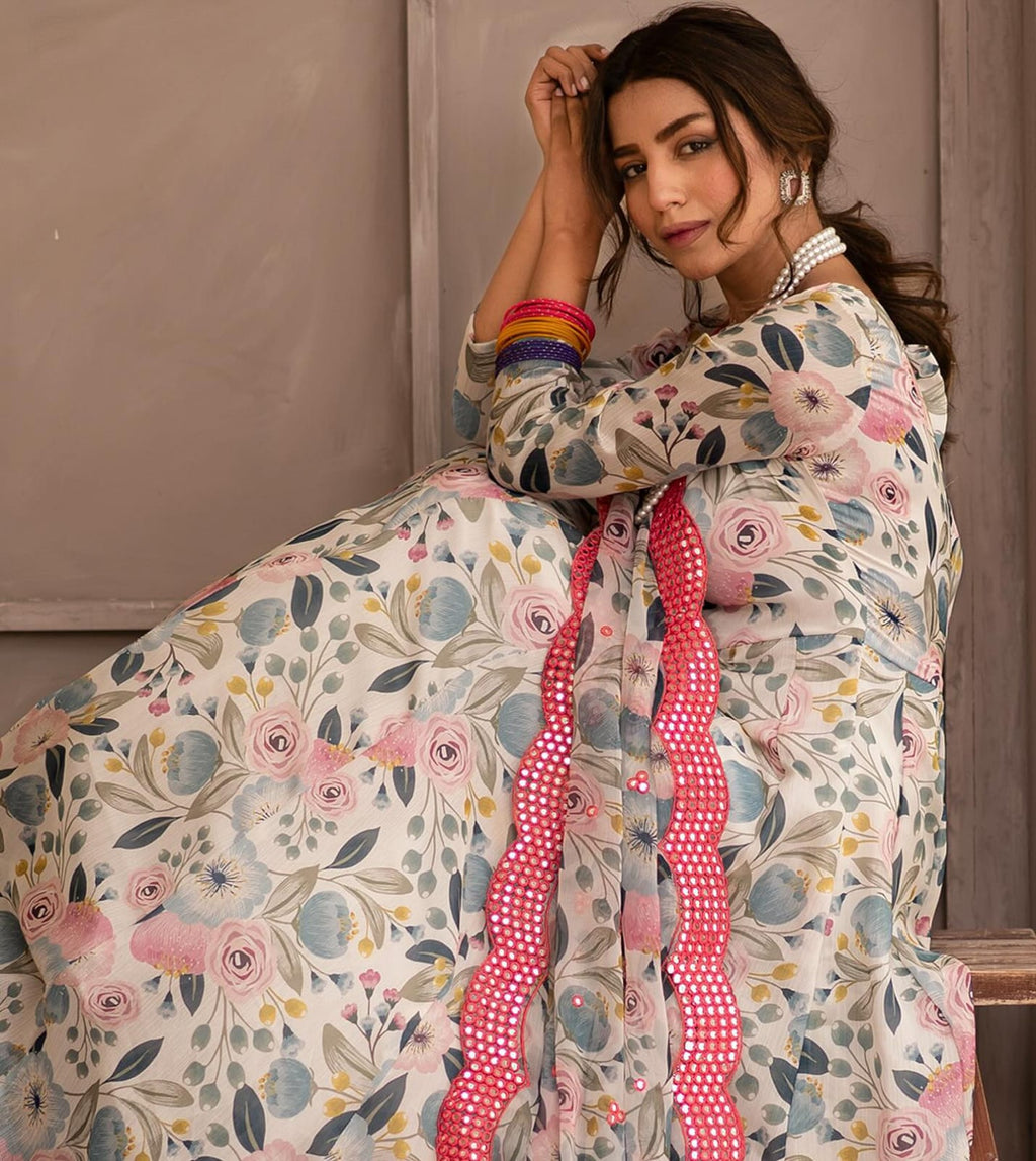 Eloriya Heena's Printed Desiner Suit Set | Eloriya India