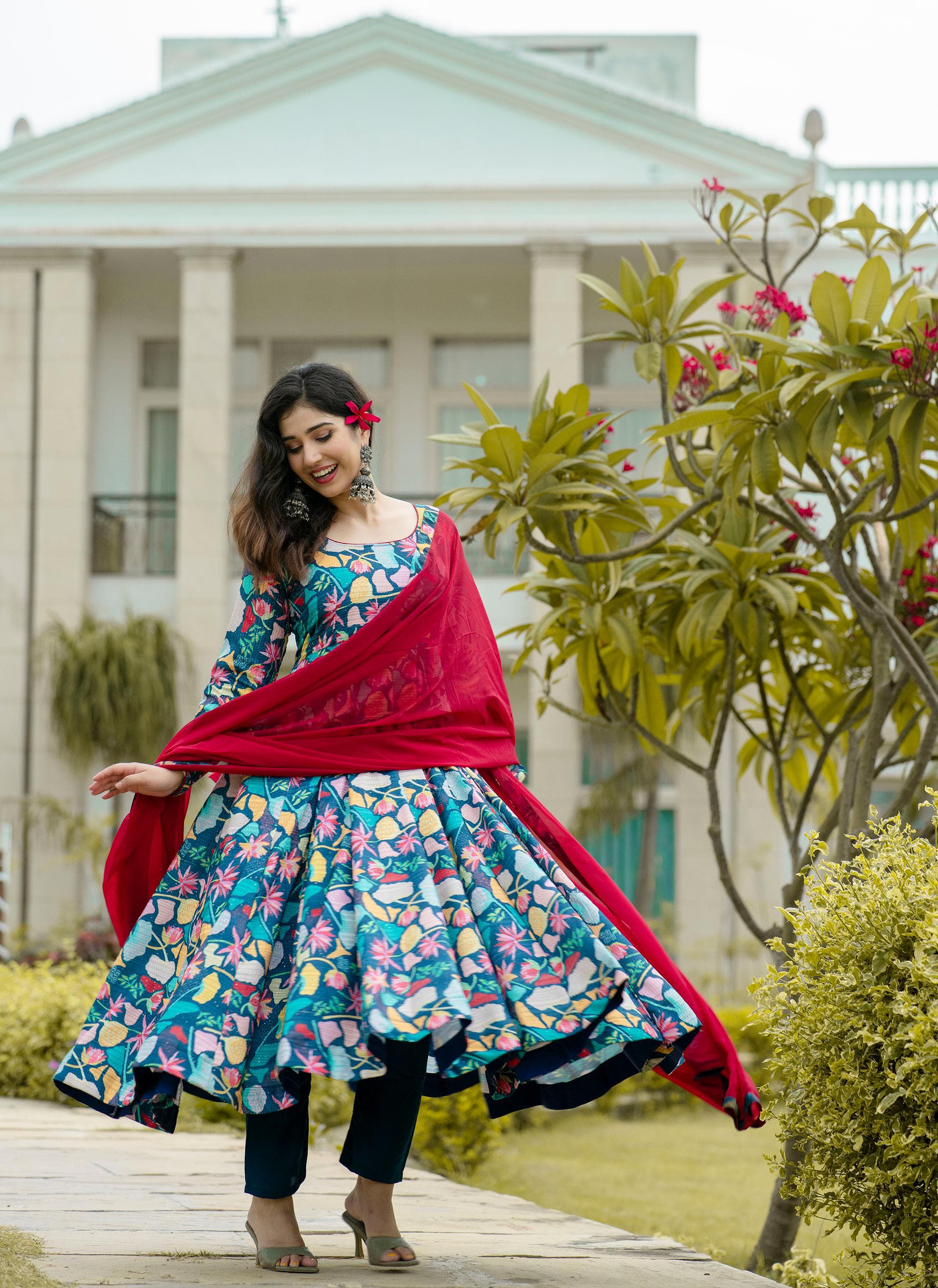 Eloriya Radhika's Anarkali Suit Set 6017 - 2XL [44] | Eloriya India