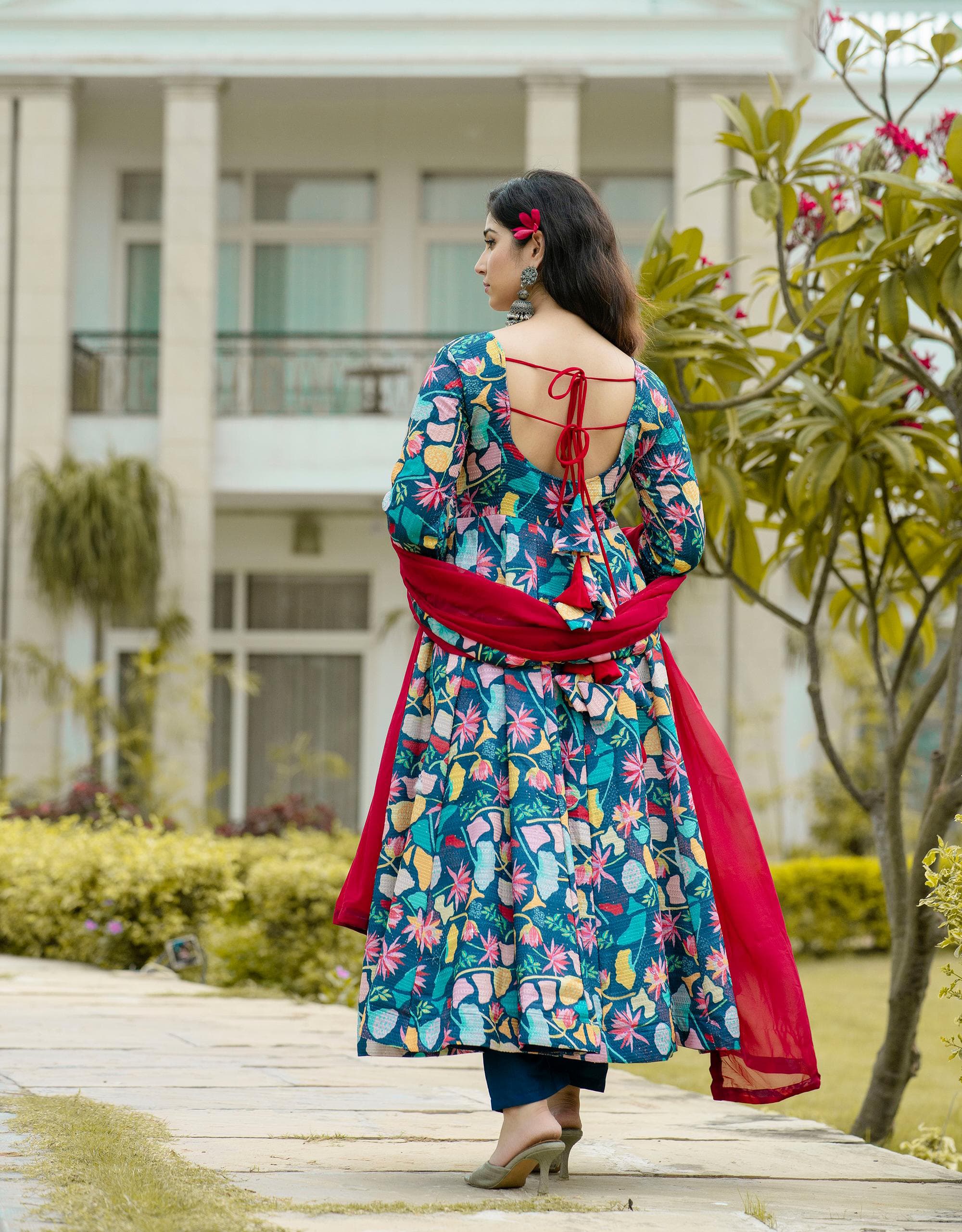 Eloriya Radhika's Anarkali Suit Set 6017 - M [38] | Eloriya India