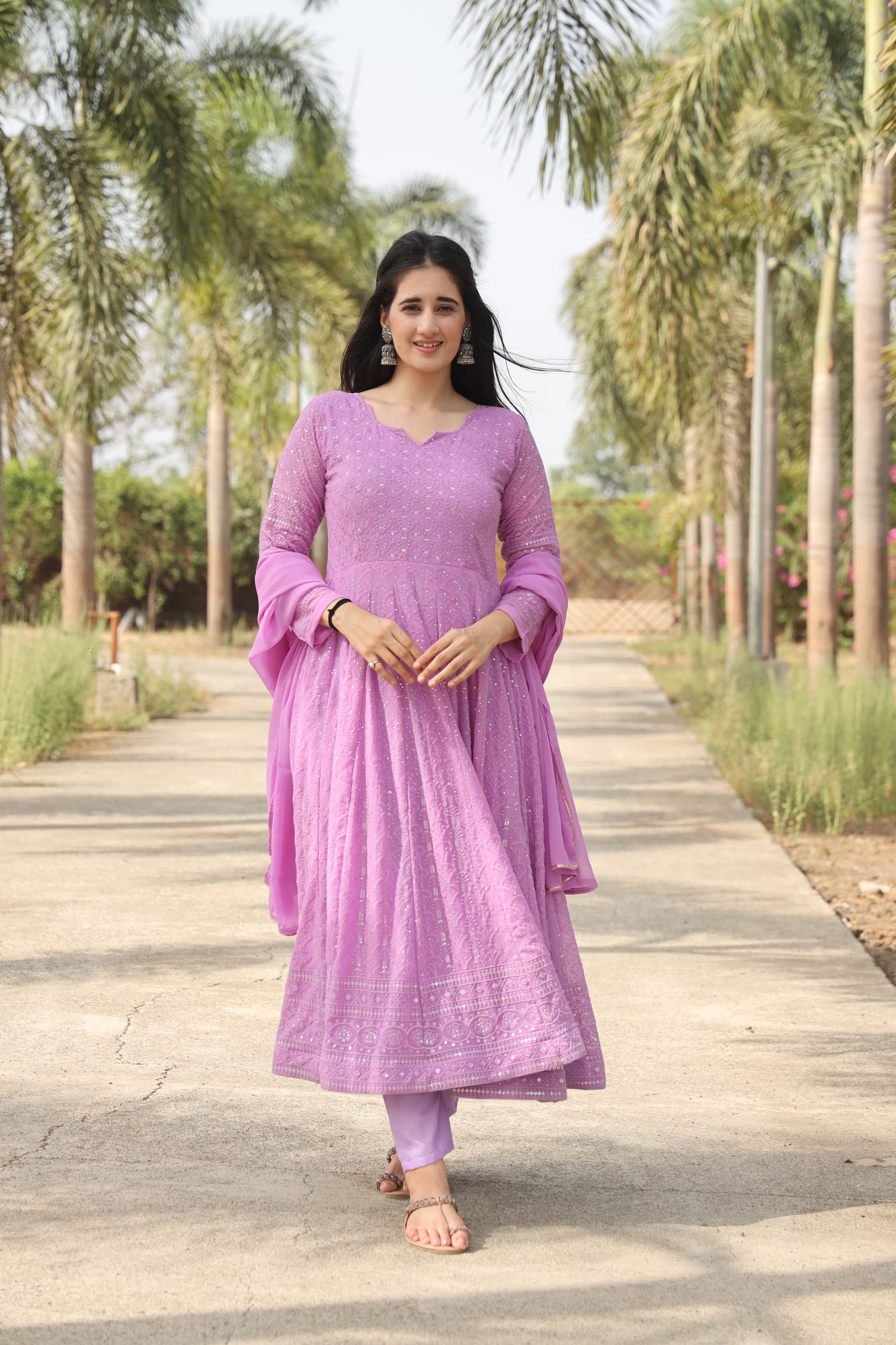 Eloriya Aadhya's Purple Suit | Eloriya India