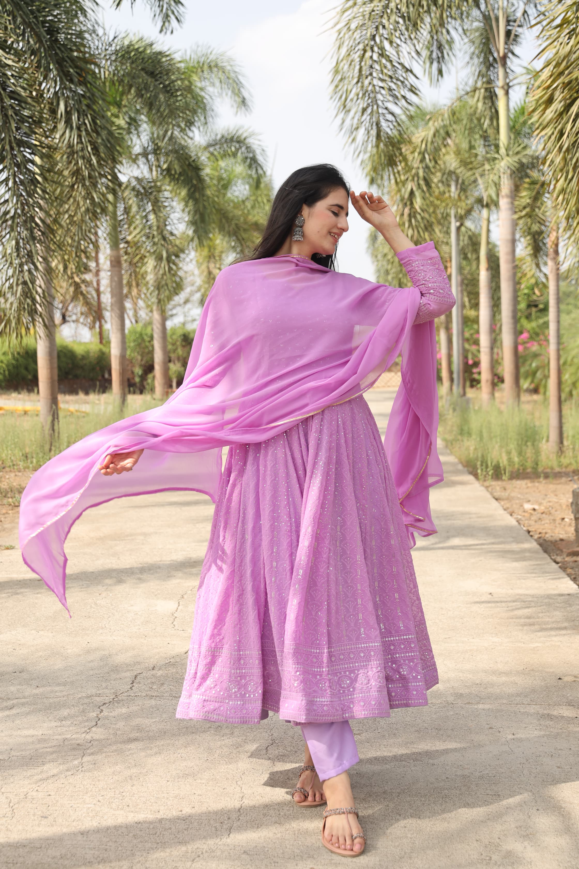 Eloriya Aadhya's Purple Suit | Eloriya India