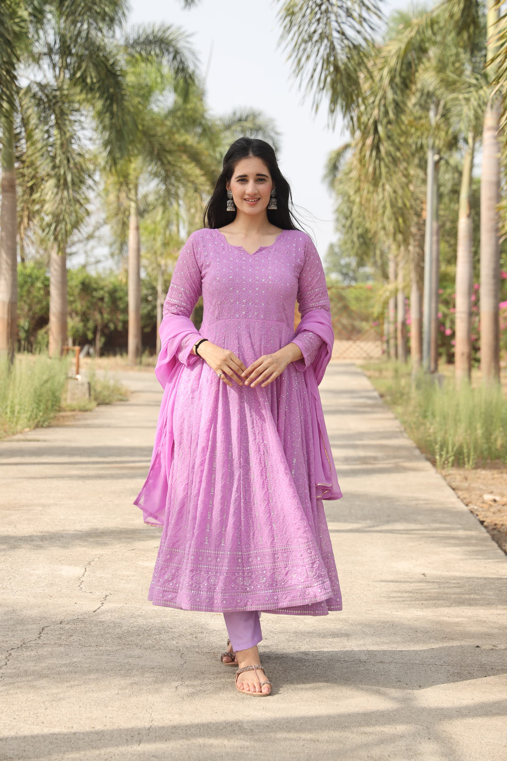 Eloriya Aadhya's Purple Suit | Eloriya India