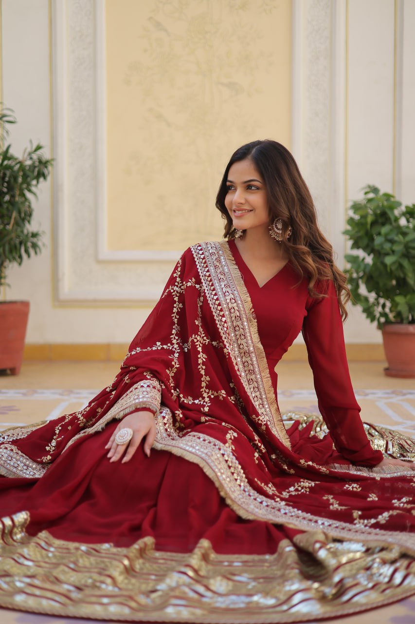 Eloriya Anamika Premium Desiner Suit Set - 2XL [44] | Eloriya India