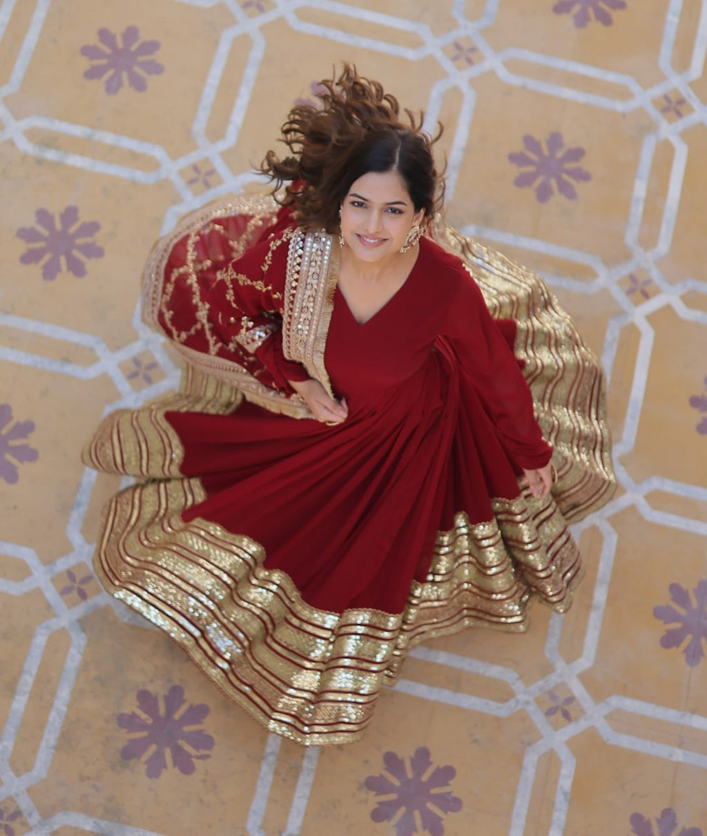 Eloriya Anamika Premium Desiner Suit Set - 3XL [46] | Eloriya India