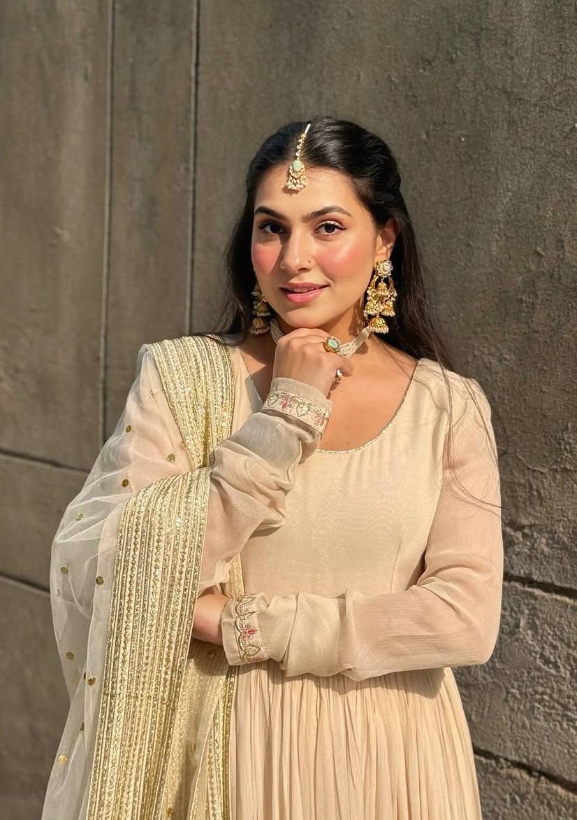 Eloriya Rangrez Off White Anarkali Premium Suit Set | Eloriya India