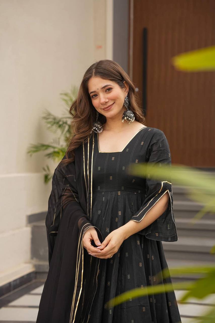 Eloriya Casimir Premium Quality Anarkali Suit Set - XL [42] | Eloriya India