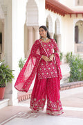 Eloriya Premium Embroidered Sharara Suit | Eloriya India