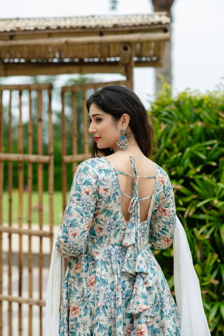 Eloriya Ishika's Premium Anarkali Suit Set - XL [42] | Eloriya India