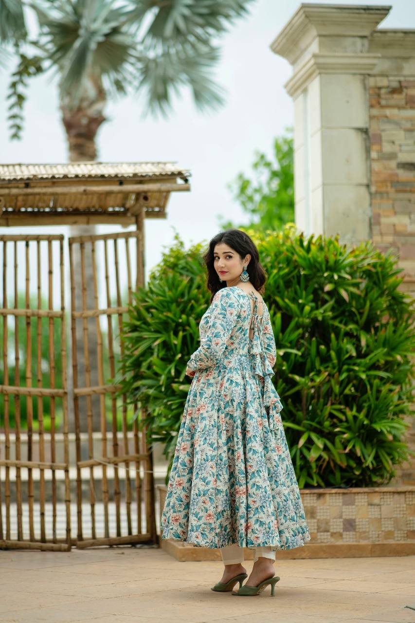 Eloriya Ishika's Premium Anarkali Suit Set - M [38] | Eloriya India