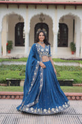 Eloriya Luxury Thread & Sequins Readymade Lehenga Set - Default Title | Eloriya India