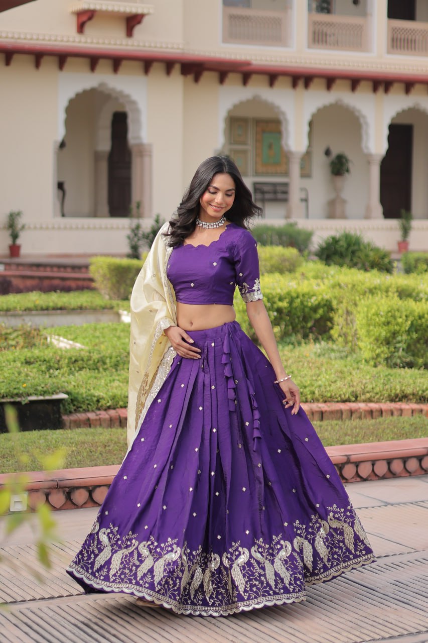 Eloriya Premium Quality Heavy Traditional Lehenga Choli | Eloriya India