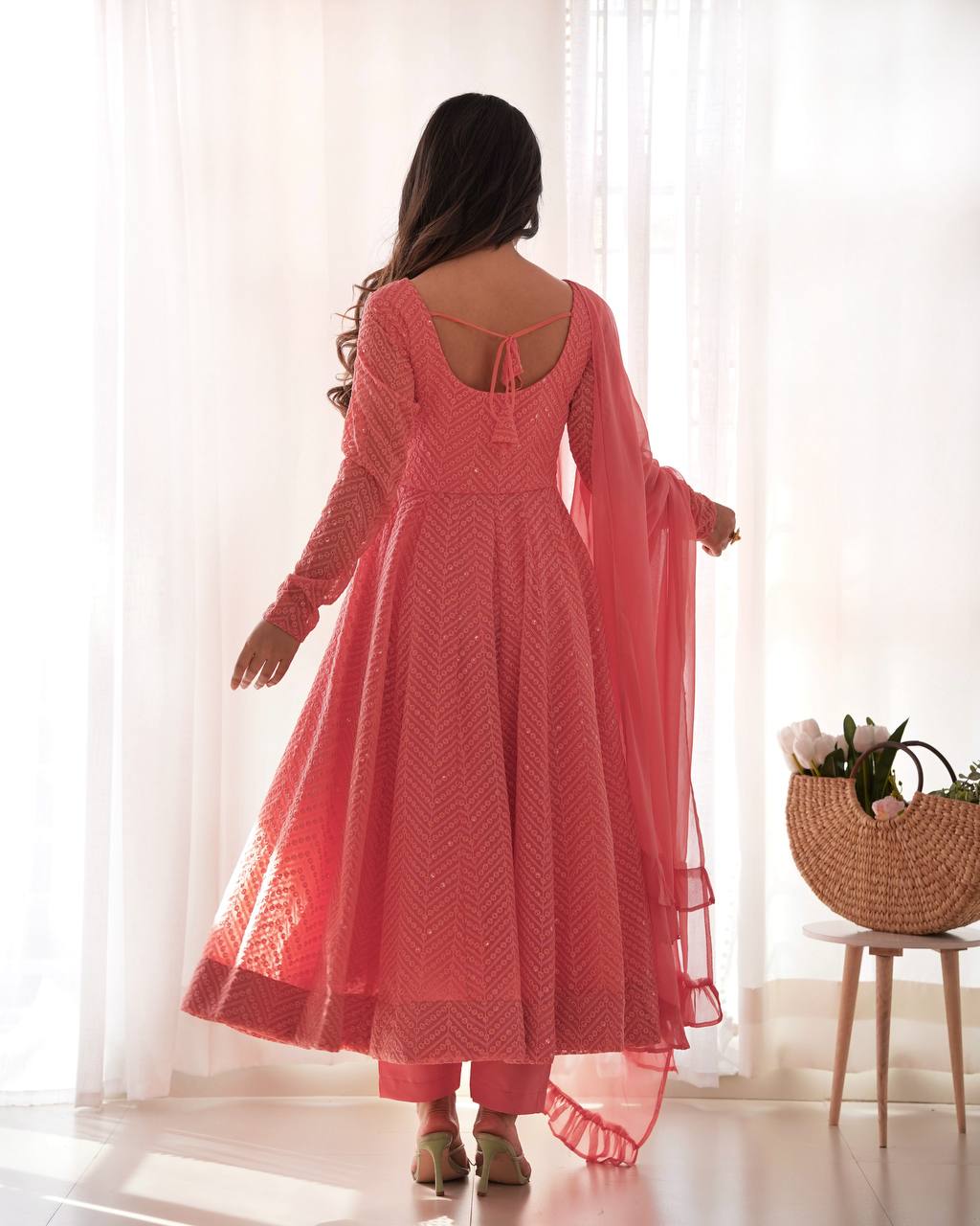Eloriya Saiyaara Premium Anarkali Suit Set - XL [42] | Eloriya India