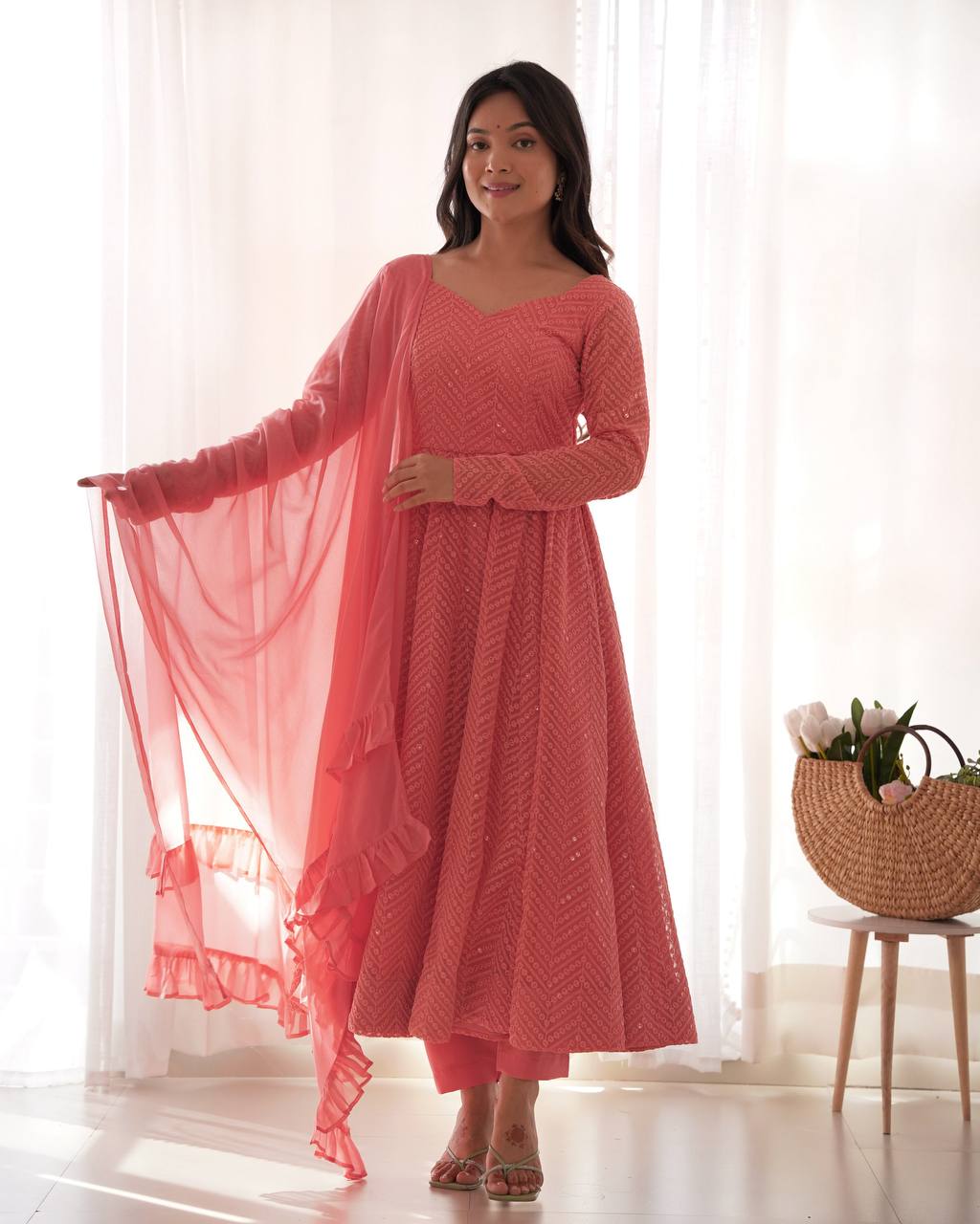 Eloriya Saiyaara Premium Anarkali Suit Set - S [36] | Eloriya India